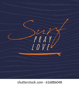 surfing print creative logo