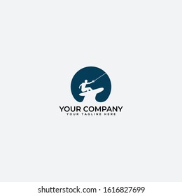 surfing in the sea, waves sea logo,