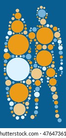 surfing shape vector design by color point