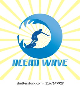 surfing sport logo