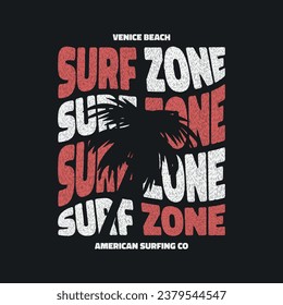 Surfing stylish t-shirt and apparel abstract design. Vector print, typography, poster
