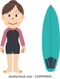 Surfing is a surface water sport. A surfer uses a board to ride on the forward section, or face, of a moving wave of water.