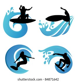 surfing symbols