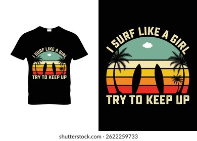 Surfing T Shirt Design 8