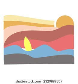 surfing theme for vector t-shirt design