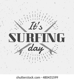 Surfing time label.All elements editable.