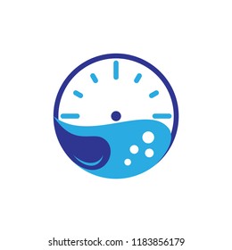 Surfing time logo design