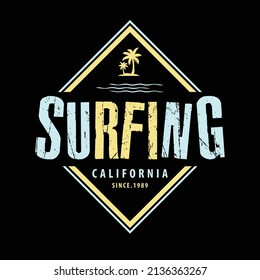 Surfing t-shirt and apparel design
