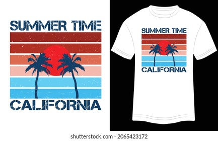 Surfing T-shirt Design, Summer paradise, Surf Paradise, Break The Waves, Sea Beach, California Beach, Santa Monica Beach, Enjoy Great Summer, T-shirt, Typography T-shirt Design, Vector Illustration