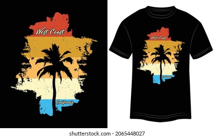 Surfing T-shirt Design, Summer paradise, Surf Paradise, Break The Waves, Sea Beach, California Beach, Santa Monica Beach, Enjoy Great Summer, T-shirt, Typography T-shirt Design, Vector Illustration