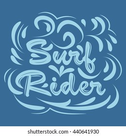 Surfing t-shirt graphic print design. Summer Surf shirt print stamp. Surfers wear typography, Summer Surf emblem. Surf-sport Creative design. Vector surf print stamp
