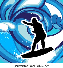 surfing vector