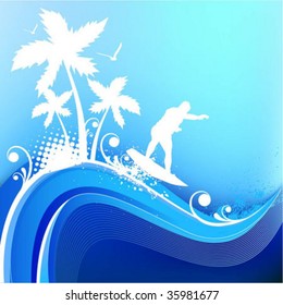 surfing vector