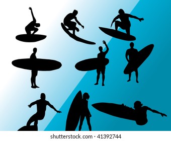 surfing vector.