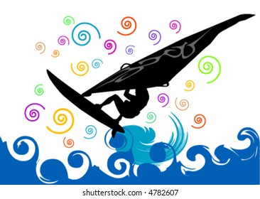 surfing vector