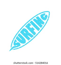 Surfing vector illustration