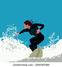 Surfing, waves, sun, and contact with nature.