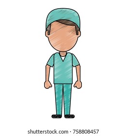 Surgeon faceless avatar