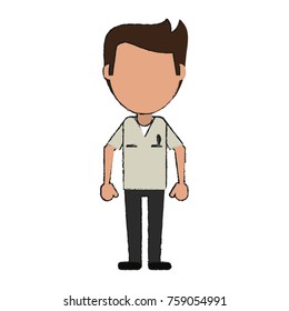 Surgeon faceless avatar