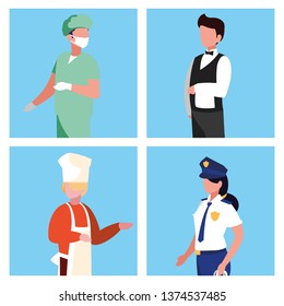 surgeon with group of professionals