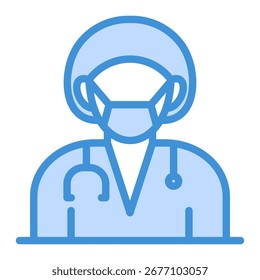 Surgeon Icon Element For Design