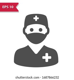 Surgeon Icon. Professional, pixel perfect icon, EPS 10 format.