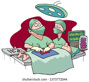 Surgeon and Nurse