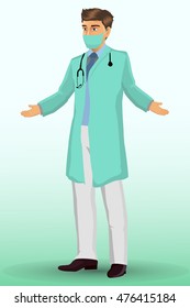 Surgeon, Vector illustration