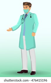 Surgeon, Vector illustration