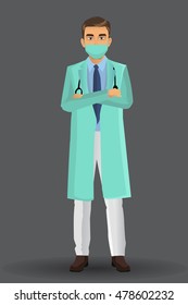 Surgeon, Vector illustration