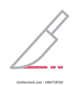 surgery colour line vector icon