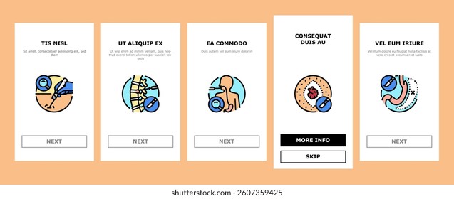 surgery doctor surgeon hospital onboarding mobile vector health surgical, room technology, plastic medical, patient emergency, medicine surgery doctor surgeon hospital illustrations