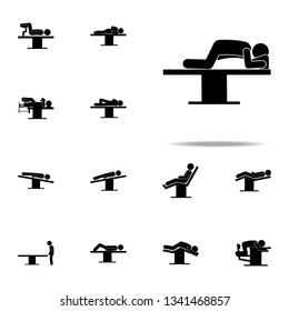 surgery, facing down icon. surgical icons universal set for web and mobile
