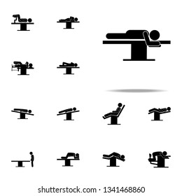 surgery, facing down icon. surgical icons universal set for web and mobile