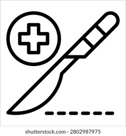 Surgery Icon Element For Design