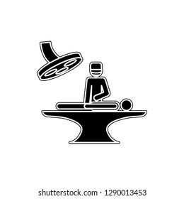 surgery icon. Element of medicine for mobile concept and web apps icon. Glyph, flat icon for website design and development, app development