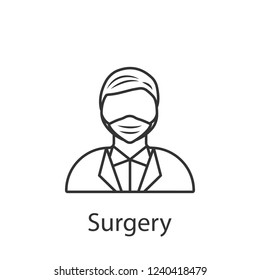 Surgery icon. Element of profession avatar icon for mobile concept and web apps. Detailed Surgery icon can be used for web and mobile