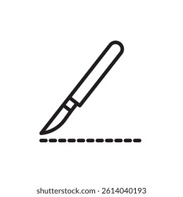 surgery icon line art vector