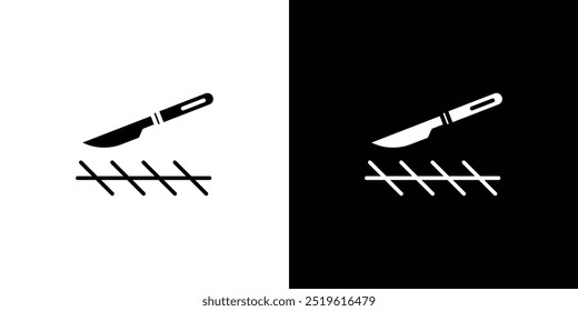 Icono de cirugía Logotipo lineal aislado