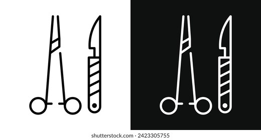 Surgery icon set. vector illustration