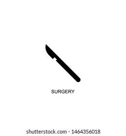 surgery icon vector black design