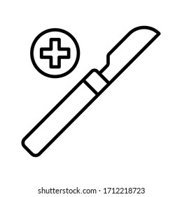 Surgery Icon vector image. Can be used for Medical. Suitable for mobile apps, web apps and print media.