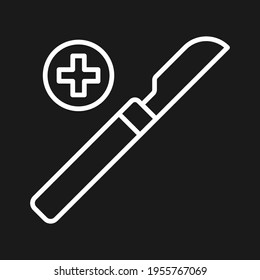 Surgery Icon vector image. Can be used for Medical. Suitable for mobile apps, web apps and print media.