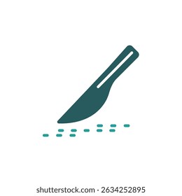 ícone de cirurgia. vetor.Sinal editável de estilo traço.linear para usar design da Web,ilustração logo.Symbol.