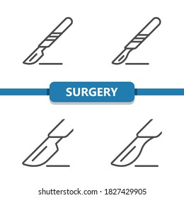 Surgery Icons. Professional, pixel perfect icons. EPS 10 format.