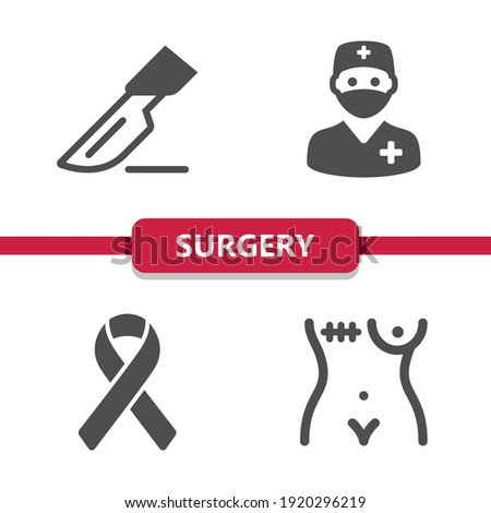 Surgery Icons. Professional, pixel perfect icons. EPS 10 format.