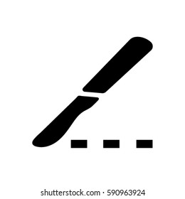 surgery knife icon