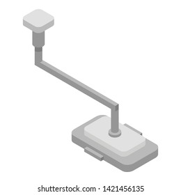 Surgery lamp icon. Isometric of surgery lamp vector icon for web design isolated on white background