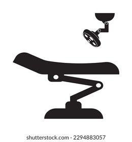 Surgery lamp symbol icon,vector illustration design template