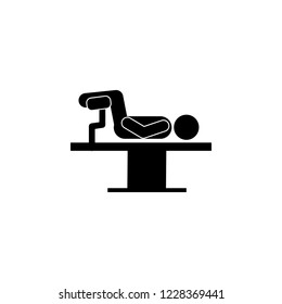 surgery,  lithotomy icon. Element of patient position icon for mobile concept and web apps. Pictogram surgery,  lithotomy icon can be used for web and mobile